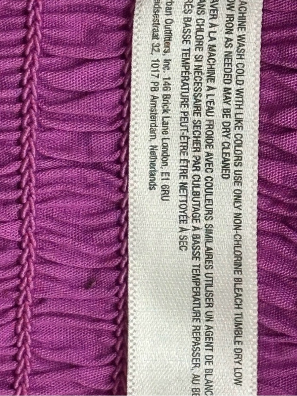 Free People Smocked Mini Dress Pink Open Back Coastal  Y2K Coquette Vacation XL - Picture 7 of 8